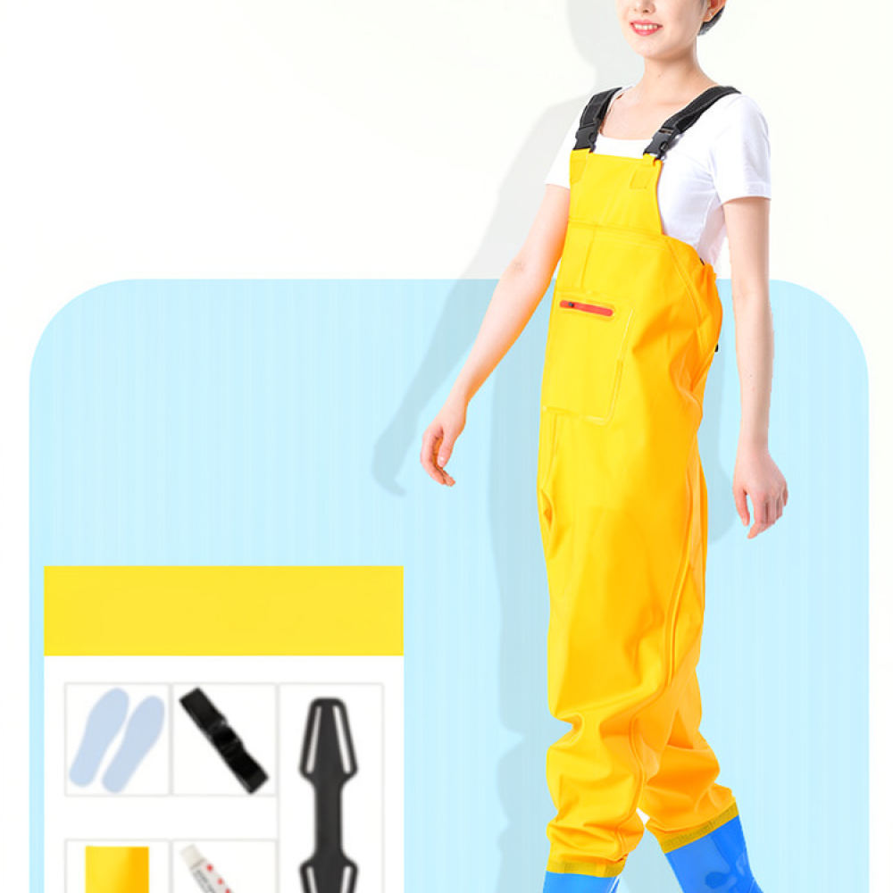 ชุดเอี๊ยมกันน้ำน้ำหนักเบาสำหรั - Fishing Pants Waterproof บทวิจารณ์และราคา