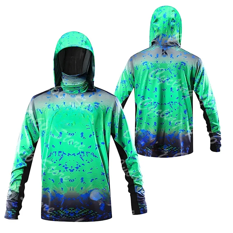 เสื้อตกปลาแขนยาวพิมพ์ลาย 3 มิต - Fishing Shirt Uv Protection บทวิจารณ์และราคา