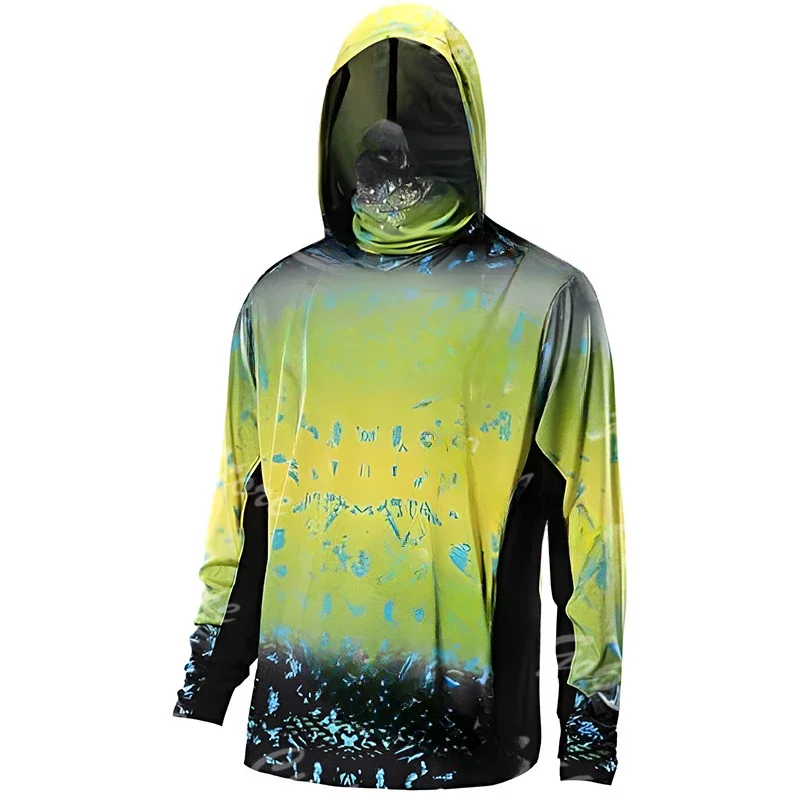 เสื้อตกปลาแขนยาวพิมพ์ลาย 3 มิต - Fishing Shirt Uv Protection บทวิจารณ์และราคา