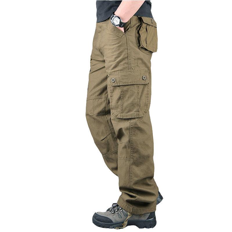 ยุทธวิธี Cargo กางเกงผู้ชายผ้า - Fishing Pants Waterproof บทวิจารณ์และราคา