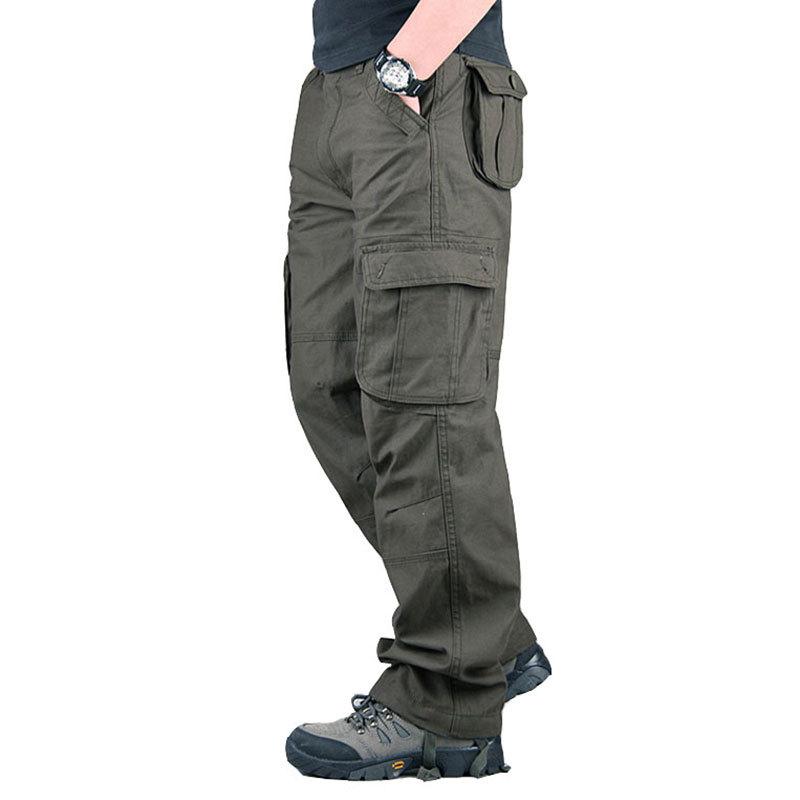 ยุทธวิธี Cargo กางเกงผู้ชายผ้า - Fishing Pants Waterproof บทวิจารณ์และราคา