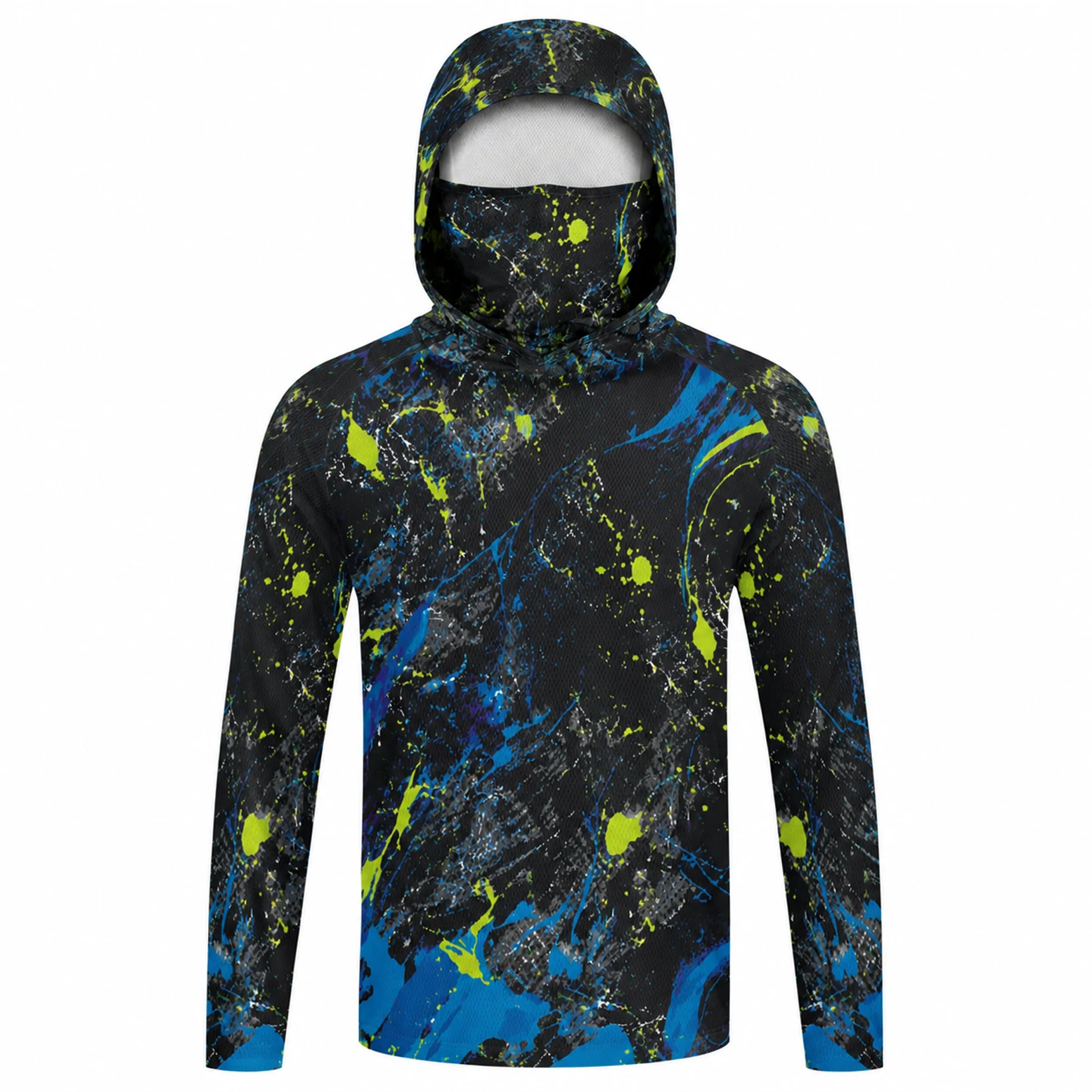 เสื้อตกปลาแขนยาวมีฮู้ดสำหรับผู - Fishing Shirt Uv Protection บทวิจารณ์และราคา
