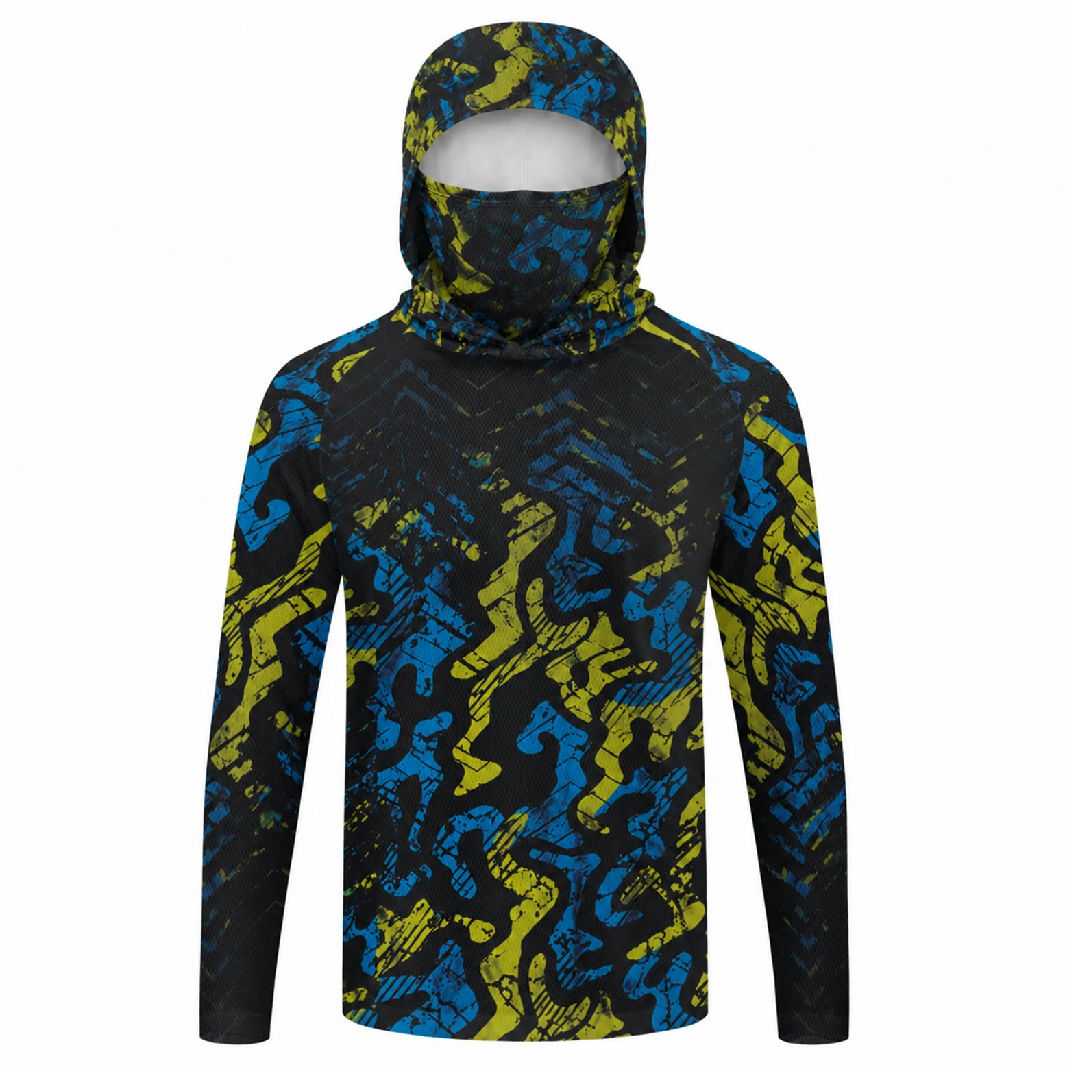 เสื้อตกปลาแขนยาวมีฮู้ดสำหรับผู - Fishing Shirt Uv Protection บทวิจารณ์และราคา