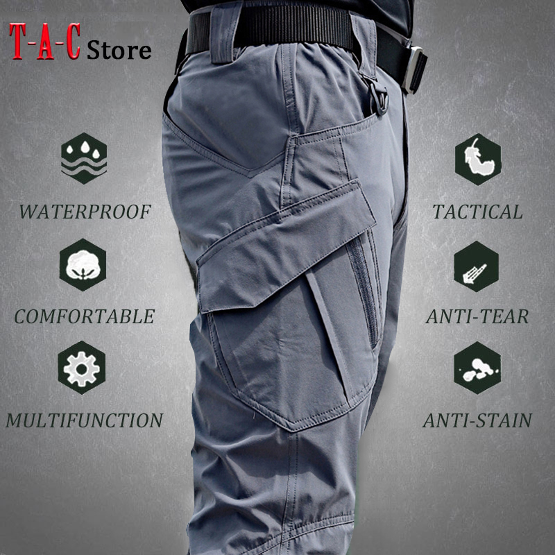 ยุทธวิธี Cargo กางเกงกันน้ํากล - Fishing Pants Waterproof บทวิจารณ์และราคา